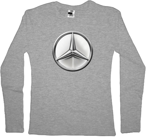 Mercedes Benz Logo Metallic