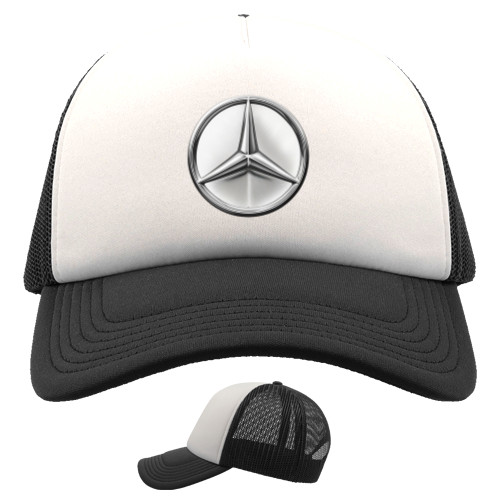 Trucker Cap - Mercedes Benz Logo Metallic - Mfest