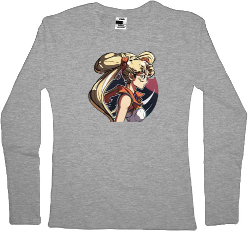 Women's Longsleeve Shirt - Dusky Sailor Moon - Mfest