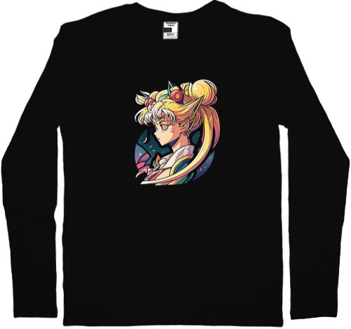 Men's Longsleeve Shirt - Bright Sailor Moon - Mfest