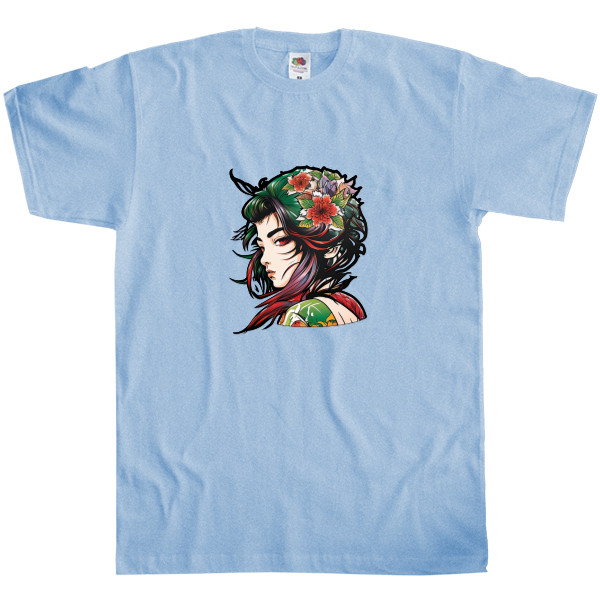 Men's T-Shirt Fruit of the loom - Charming Geisha - Mfest