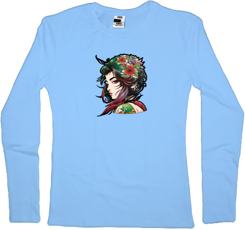 Women's Longsleeve Shirt - Charming Geisha - Mfest