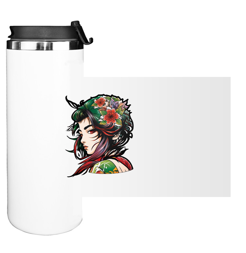 Water Bottle on Tumbler - Charming Geisha - Mfest