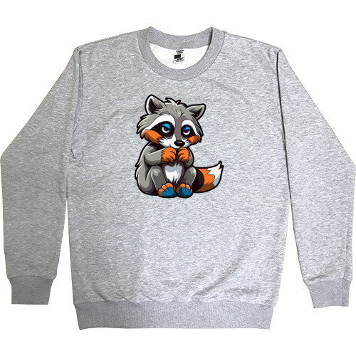 Women's Premium Sweatshirt - Tricky Raccoon - Mfest