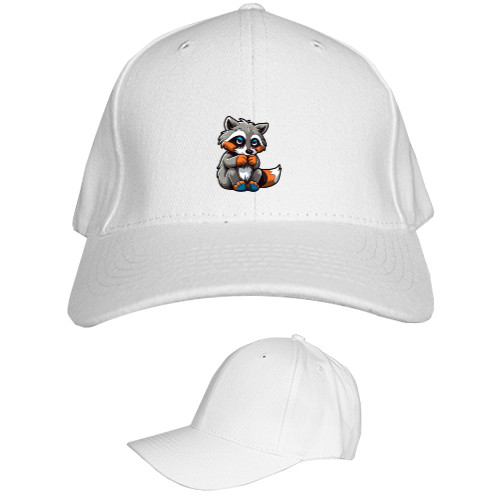 Еноты - Kids' Baseball Cap 6-panel - Tricky Raccoon - Mfest