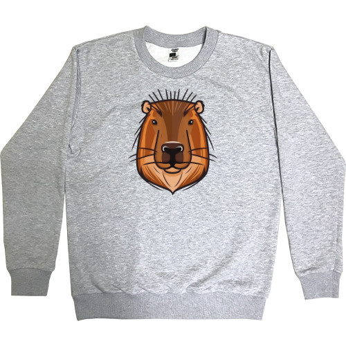 Women's Premium Sweatshirt - Capybara "Capyface" - Mfest