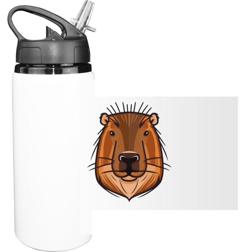 Sport Water Bottle - Capybara "Capyface" - Mfest