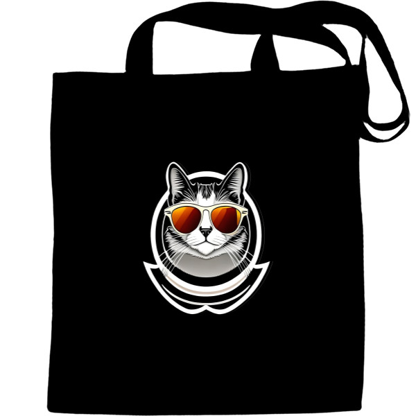 Tote Bag - Cool cat in glasses - Mfest