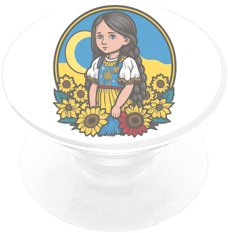 PopSocket Подставка для мобильного - Милая Украинская девочка - Mfest