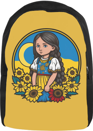 Backpack 3D - Cute Ukrainian girl - Mfest