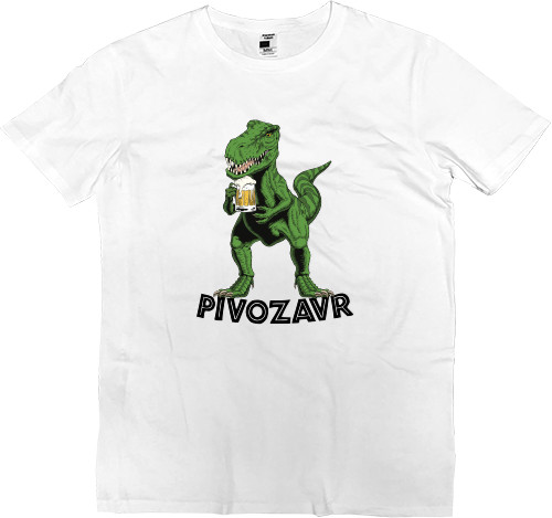 Men’s Premium T-Shirt - Pivozavr, любитель пива - Mfest