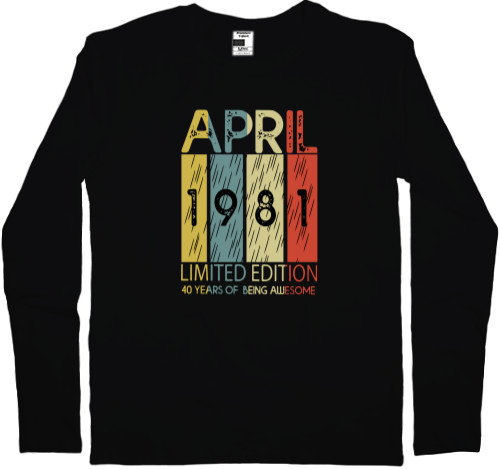 Men's Longsleeve Shirt - April 1981 - Mfest