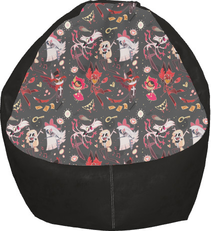 Bean Bag Chair - Hazbin hotel pattern - Mfest