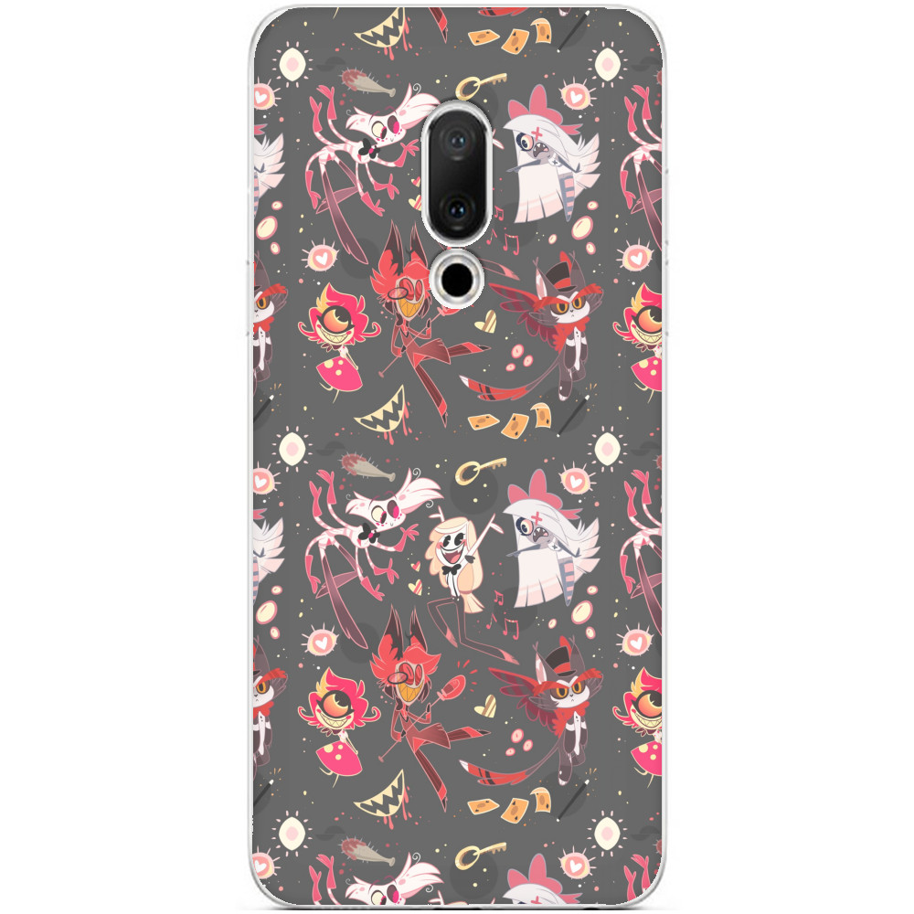 Чехол Meizu - Hazbin hotel pattern - Mfest