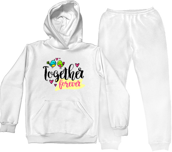 Sports suit for women - Together forever birds - Mfest