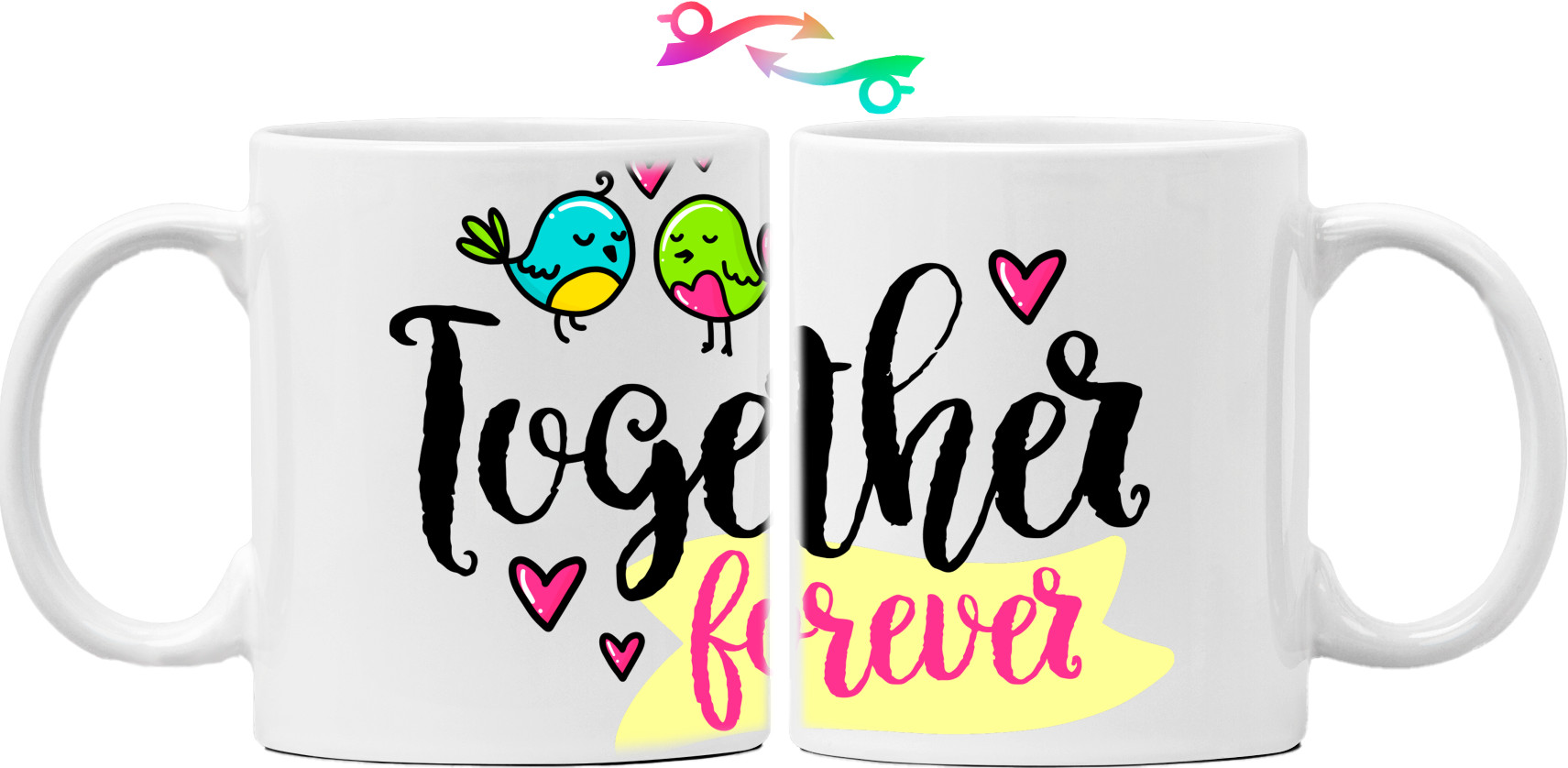 Mug - Together forever birds - Mfest