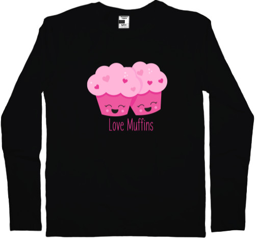 Men's Longsleeve Shirt - Love Muffins - Mfest