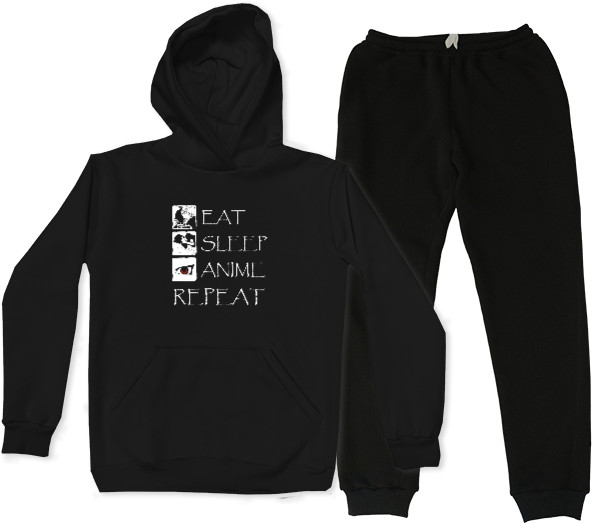 Sports suit for women - Eat Sleep Anime repeat - Mfest