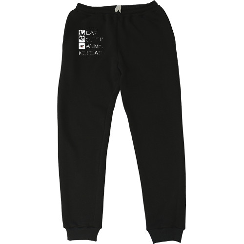 Kids' Sweatpants - Eat Sleep Anime repeat - Mfest