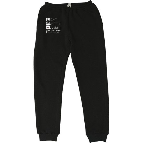 Men's Sweatpants - Eat Sleep Anime repeat - Mfest