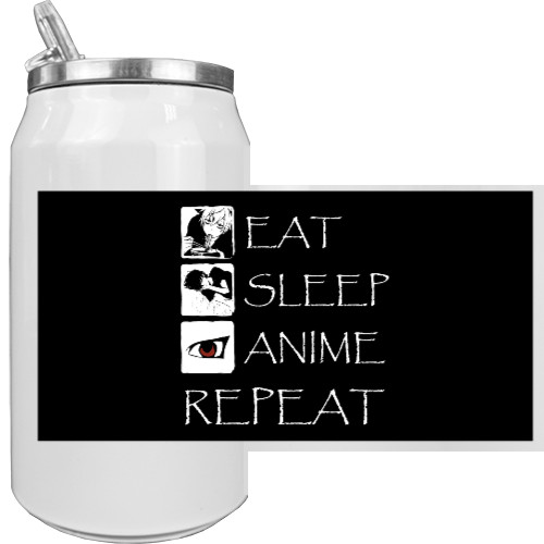 Aluminum Can - Eat Sleep Anime repeat - Mfest