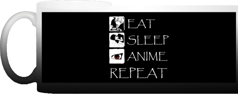 Magic Mug - Eat Sleep Anime repeat - Mfest