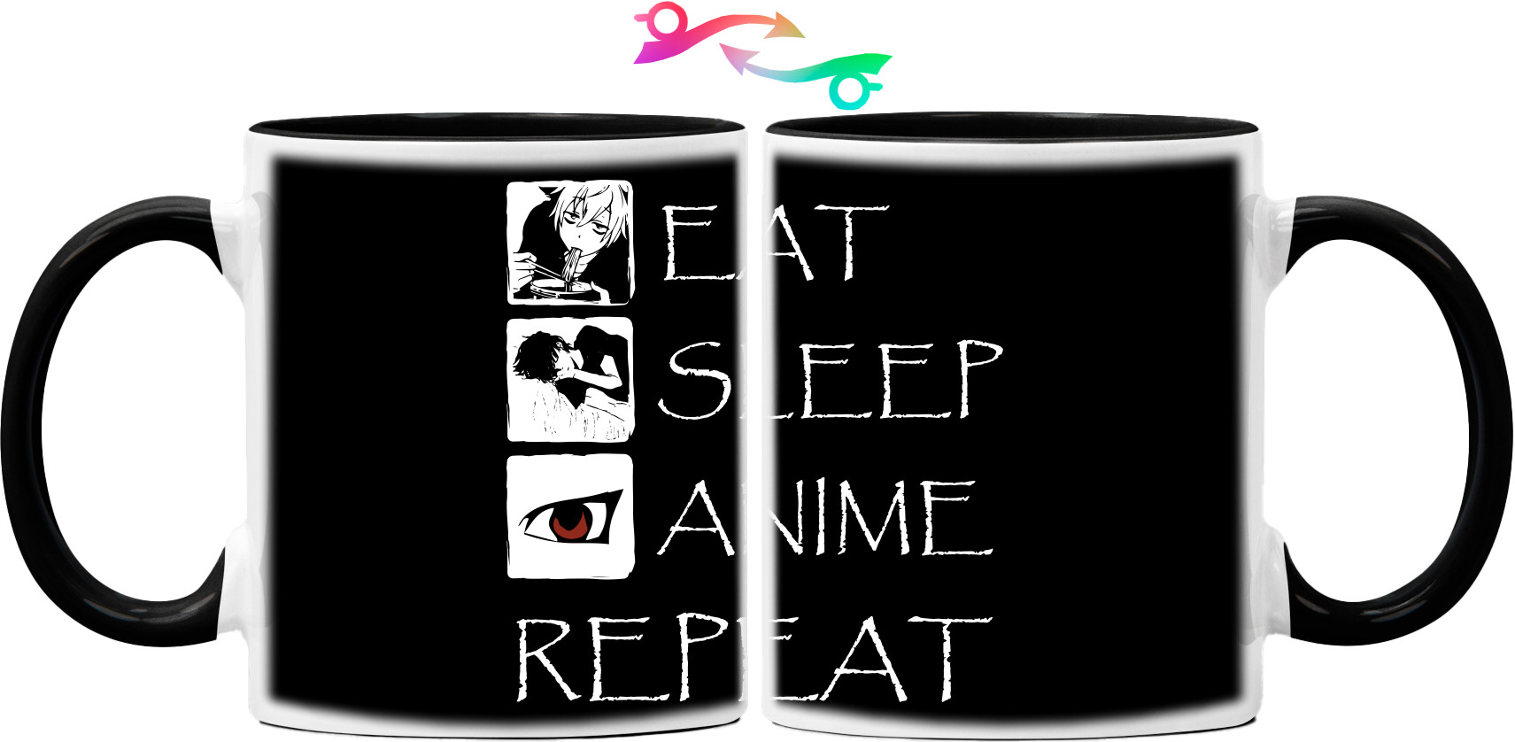 Mug - Eat Sleep Anime repeat - Mfest