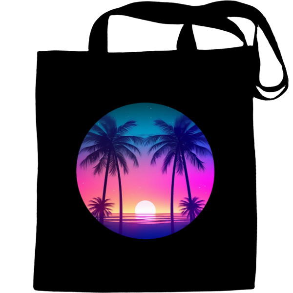 Tote Bag - Palm Beach  Neon Dawn - Mfest