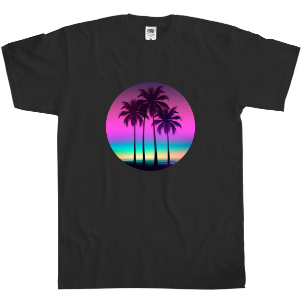 Men's T-Shirt Fruit of the loom - Palm Beach  Soft Shades - Mfest