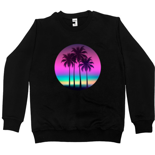 Men’s Premium Sweatshirt - Palm Beach  Soft Shades - Mfest