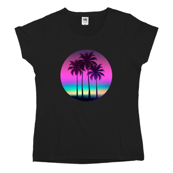 Women's T-shirt Fruit of the loom - Palm Beach  Soft Shades - Mfest