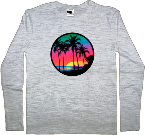 Kids' Longsleeve Shirt - Palm Beach  In the Shade - Mfest