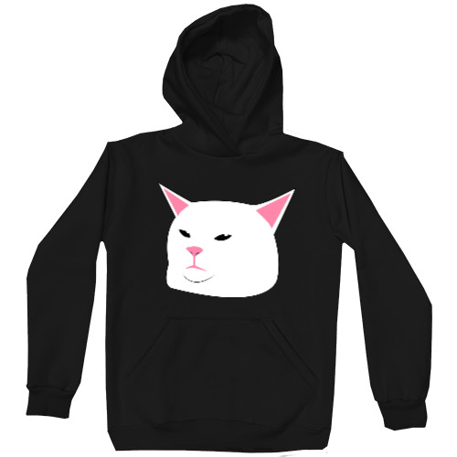 Unisex Hoodie - Кот мем, за столом - Mfest