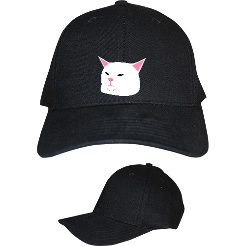 Kids' Baseball Cap 6-panel - Кот мем, за столом - Mfest