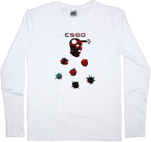 Men's Longsleeve Shirt - cs go headshot - Mfest