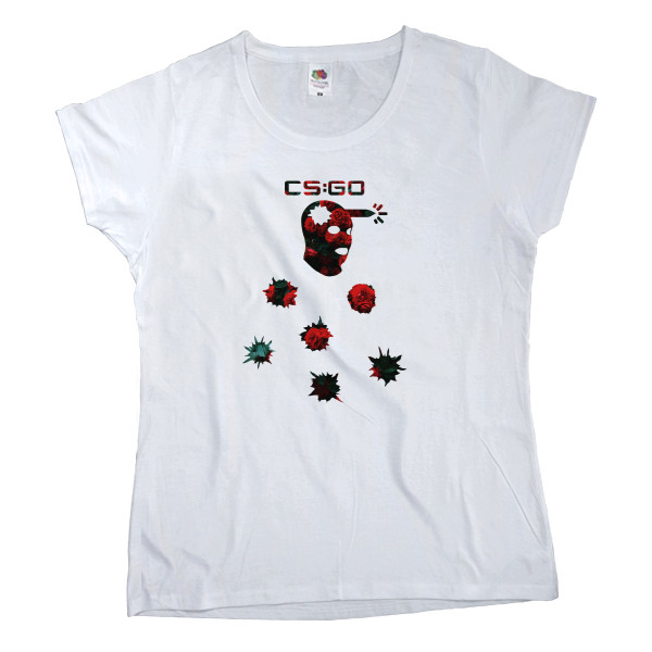 Women's T-shirt Fruit of the loom - cs go headshot - Mfest