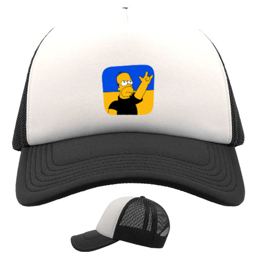 Я УКРАИНЕЦ - Kids' Trucker Cap - Барт Симпсон Украина - Mfest