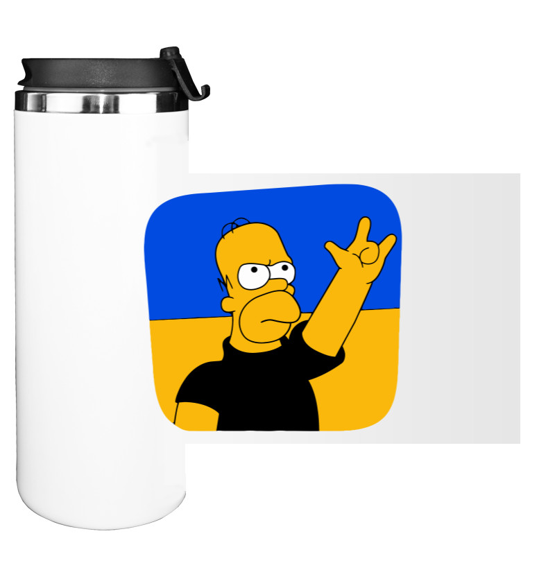 Water Bottle on Tumbler - Барт Симпсон Украина - Mfest