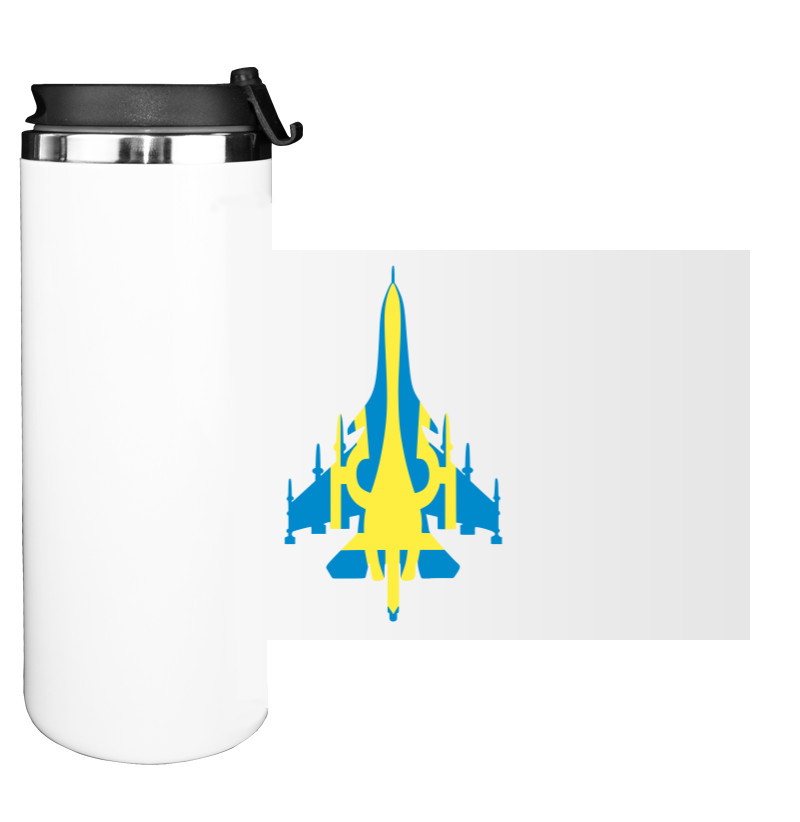 Water Bottle on Tumbler - Украина Самолет - Mfest