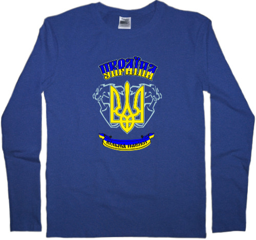 Men's Longsleeve Shirt - Герб Україна - Mfest