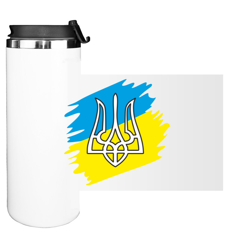 Water Bottle on Tumbler - Герб України - Mfest