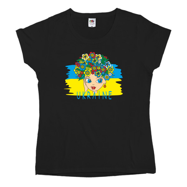 Women's T-shirt Fruit of the loom - Українка - Mfest