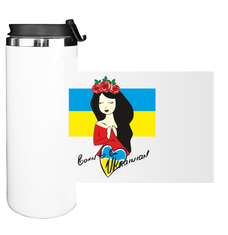 Water Bottle on Tumbler - Українка - Mfest