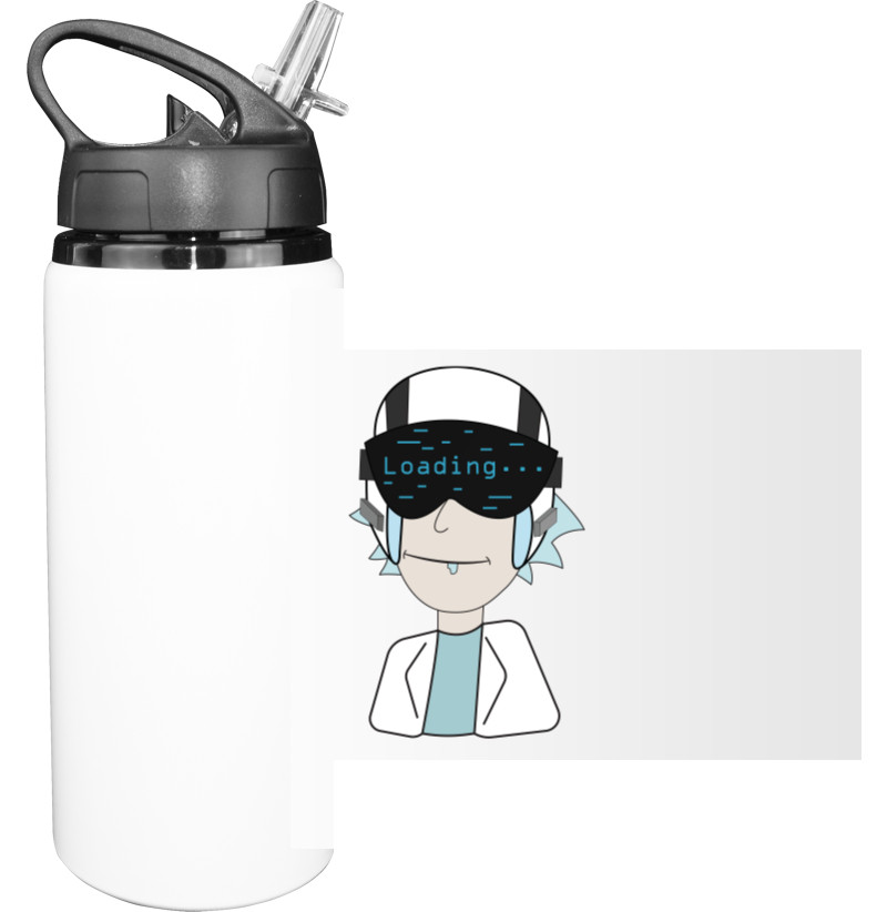 Sport Water Bottle - Virtual Rick - Mfest