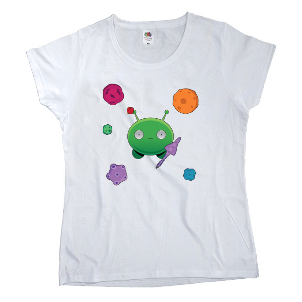 Women's T-shirt Fruit of the loom - Mooncake Final Space - Mfest