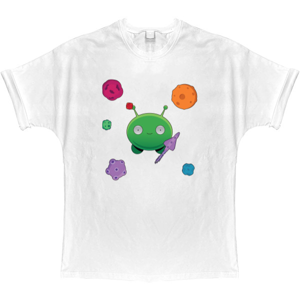 T-shirt Oversize - Mooncake Final Space - Mfest