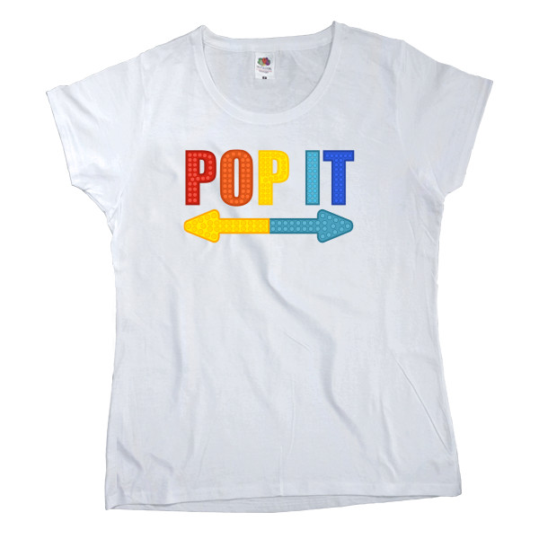 Women's T-shirt Fruit of the loom - Pop It - Mfest