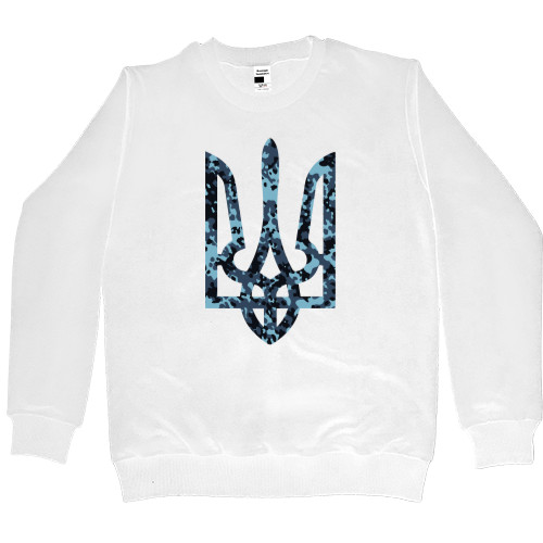 Women's Premium Sweatshirt - Тризуб камуфляж - Mfest