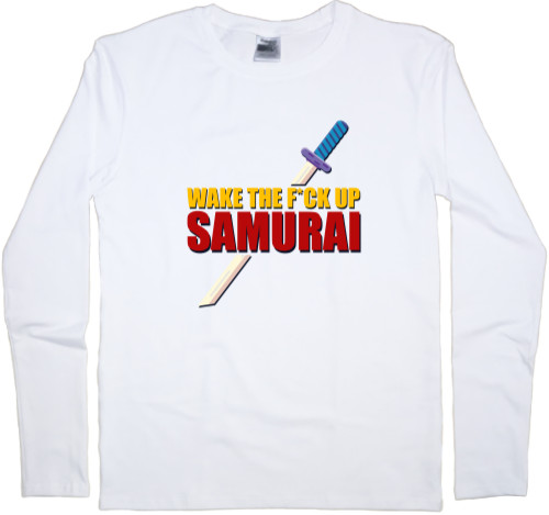 Kids' Longsleeve Shirt - Wake up samurai - Mfest