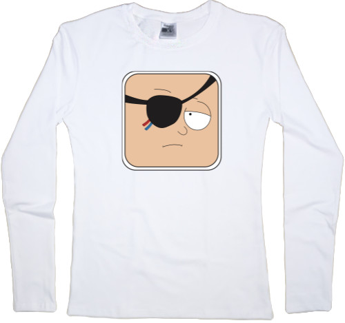 Women's Longsleeve Shirt - Evil Morty - Mfest